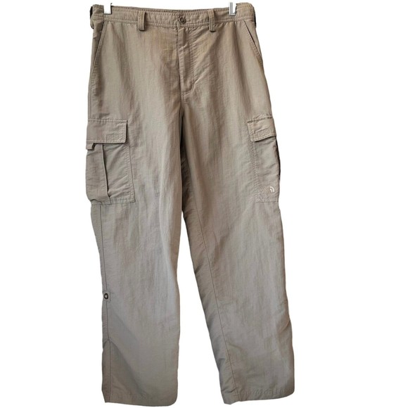 The North Face Other - The North Face Nylon Cargo Hiking Outdoor Pants Mens Size 34 Beige Tan Brown